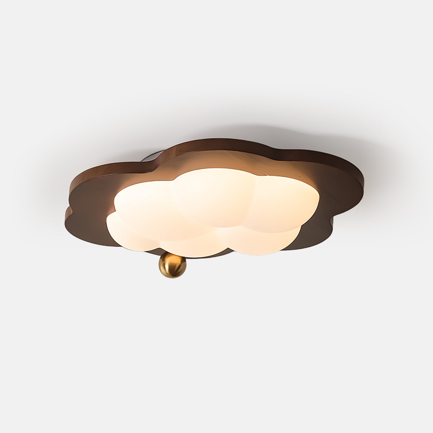 Dreamscape Ceiling Light Fixture - Modern LED Flush Mount Lighting for Bedroom, Living Room & Kitchen - Energy Efficient Home Decor with Dimmable Warm White Light