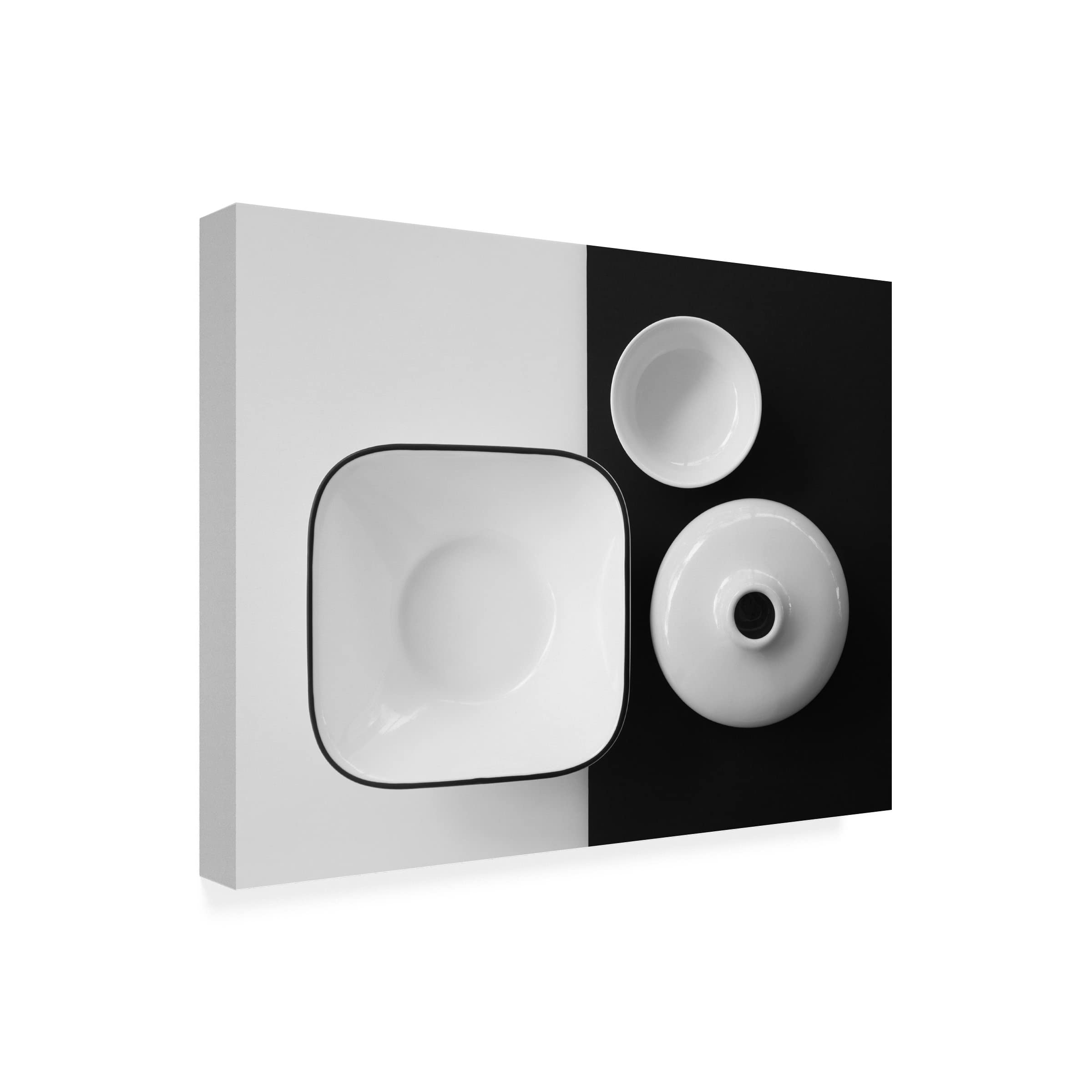 Trademark Fine Art 'Simplicity' Abstract Canvas Wall Art by Jacqueline Hammer - Perfect for Modern Living Room, Bedroom & Office Decor