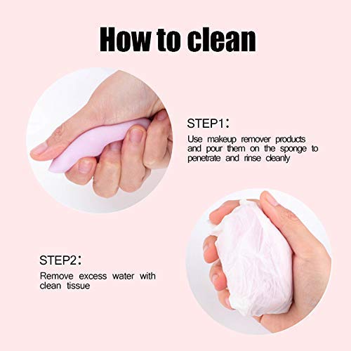 Flawless Makeup Blender Sponge - 2 Pcs Beauty Foundation Tool for Perfect Coverage | Daily Makeup & Travel