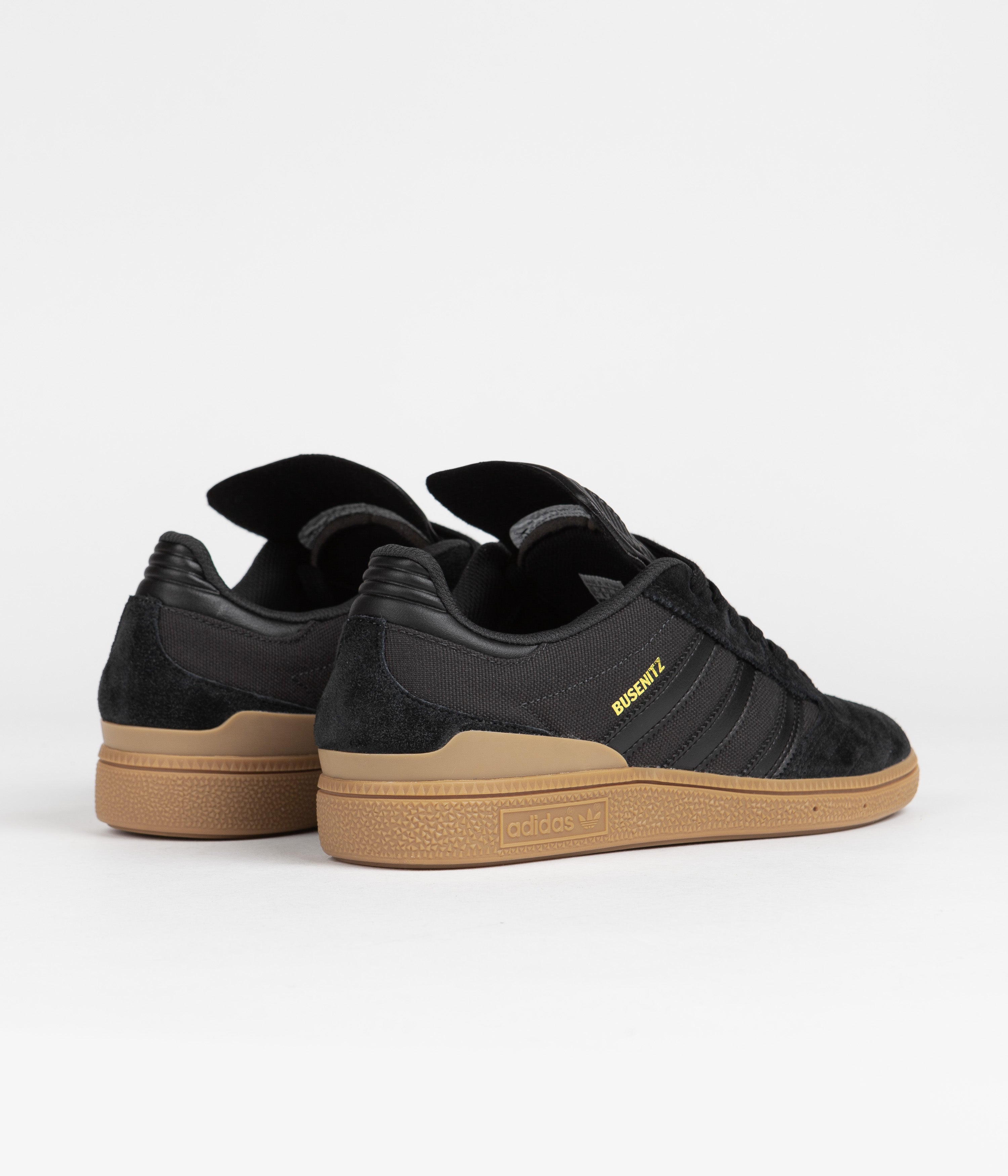 Adidas Busenitz Sneakers for Men - Core Black / Carbon / Gold Metallic - Skateboarding Shoes for Street Style & Urban Fashion