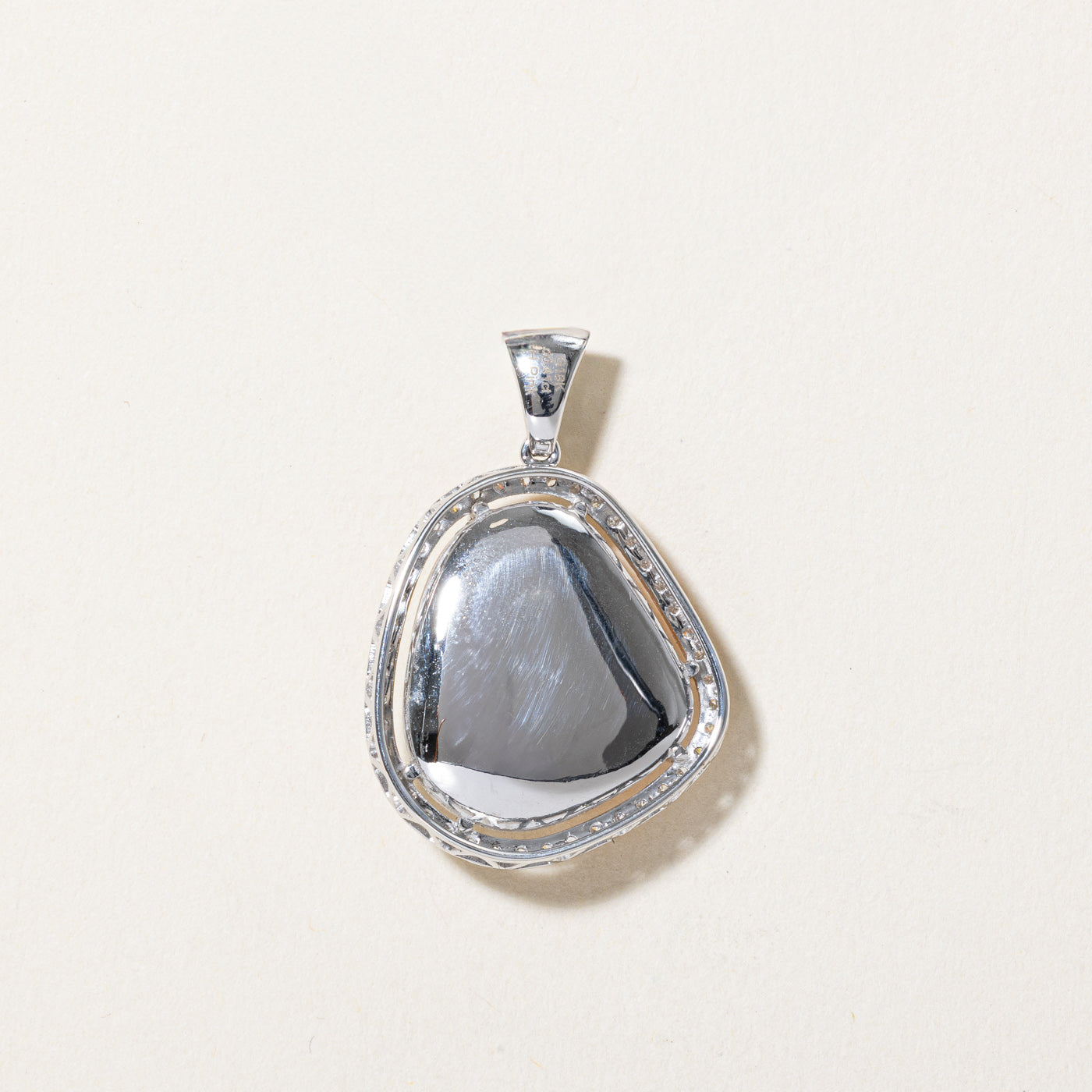 Exquisite 11.70ct Opal & 0.41ct Diamond Pendant Necklace - Elegant Jewelry for Women, Perfect for Weddings, Anniversaries & Special Occasions