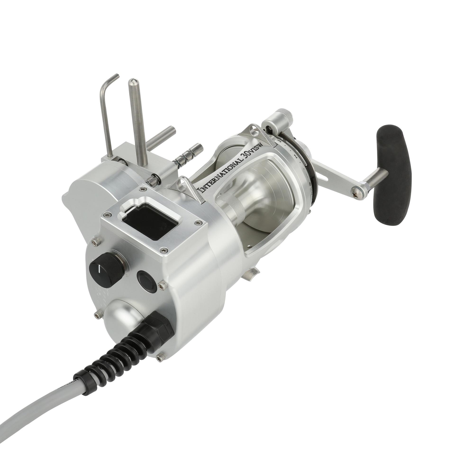 International® VI Autostop Electric Fishing Reel - Saltwater & Freshwater Spinning Reel with Auto-Stop Technology for Bass, Trout, and Catfish Fishing