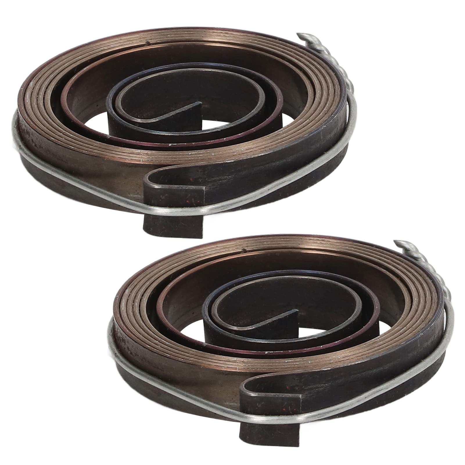 2Pc Drill Press Spring Set - High-Quality Quill Feed Return Coil Spring Assembly with Durable Spring Steel & Chemical Blackening Finish for Woodworking, Metalworking, and DIY Projects