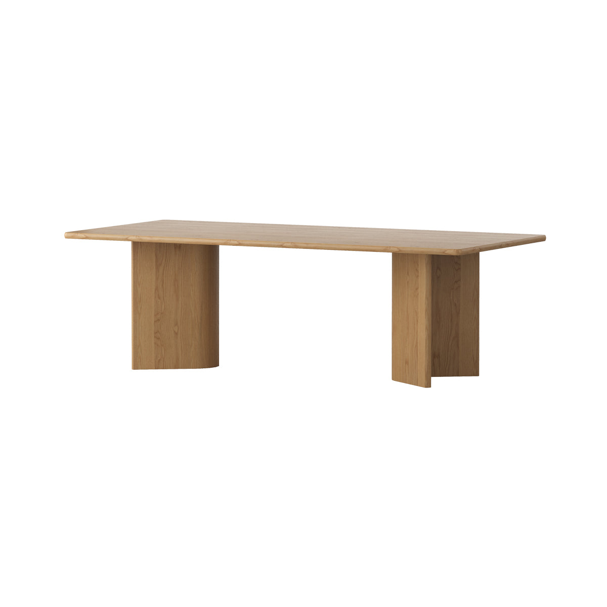 Modern Fletcher Dining Table - Solid Wood Kitchen Table for 6 - Farmhouse Style Dining Room Furniture for Family Gatherings & Dinner Parties