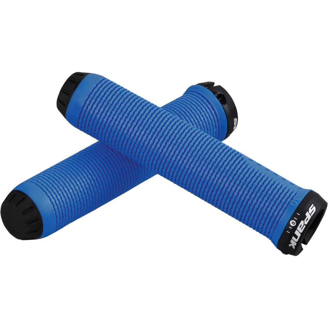 Spank Spike Grip 30 - Premium Bike Handlebar Grips for Mountain & Road Bikes - Non-Slip Comfortable Cycling Accessories for Men Women - Perfect for Trail Riding, Commuting & Urban Cycling