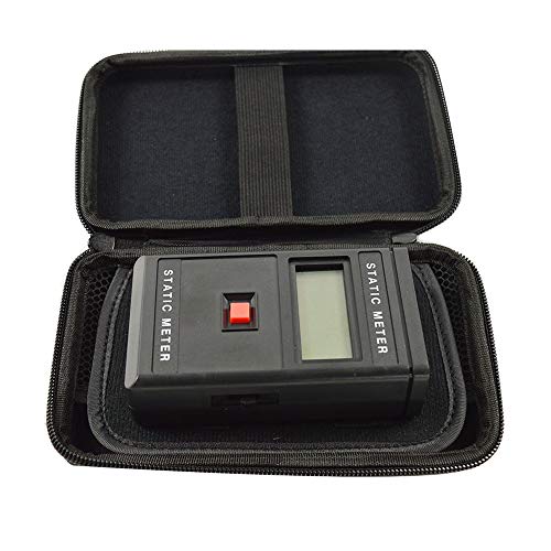 INTBUYING Handheld LCD Electrostatic Field Tester - Digital Electrostatic Meter with LCD Display, 9V Battery Powered - Perfect for Electronics Repair, Industrial Safety & Static Electricity Testing