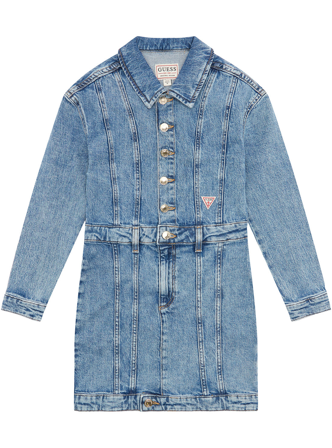 Blue Denim Stretch Dress for Women - Size 7 to 16 - Comfortable & Stylish Casual Wear for Everyday Outings, Date Nights & Office Outfits