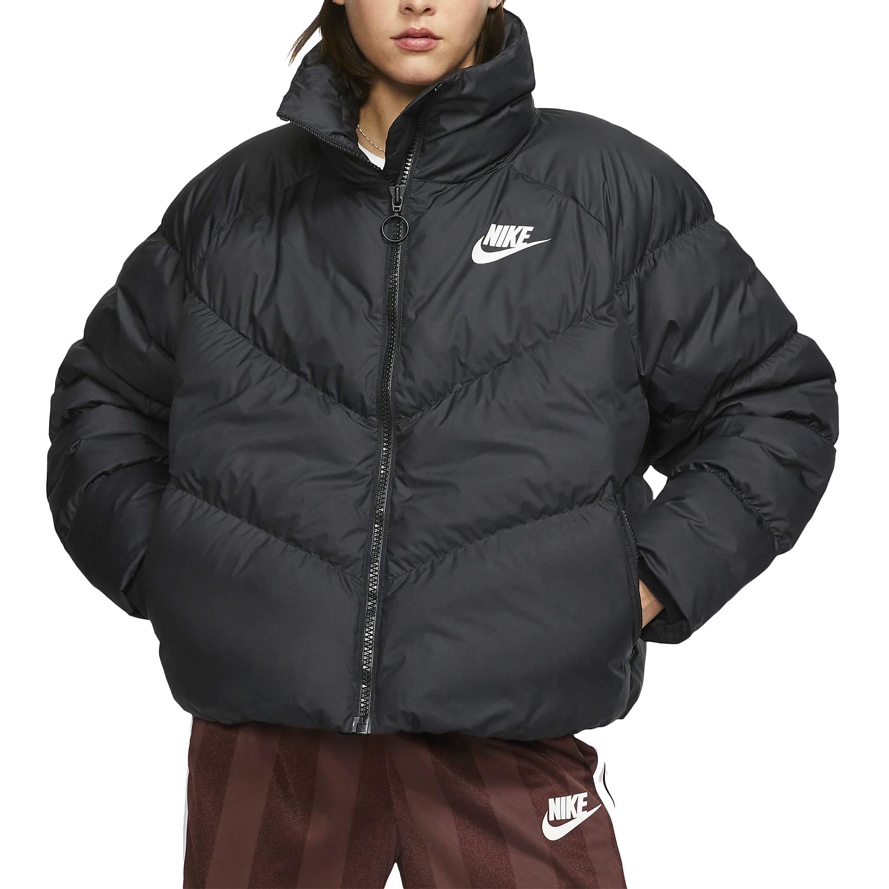 Nike Women's NSW Synthetic Fill Jacket - Lightweight Winter Coat for Outdoor Activities, Running & Casual Wear