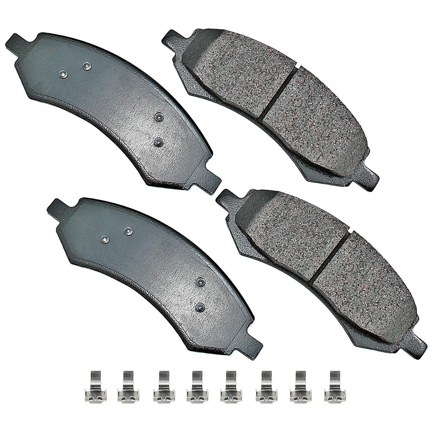 Akebono Ultra-Premium Ceramic Front Brake Pads - Low Noise, High Performance Braking for Sedans, SUVs & Trucks - Perfect for Daily Commuting & Highway Driving