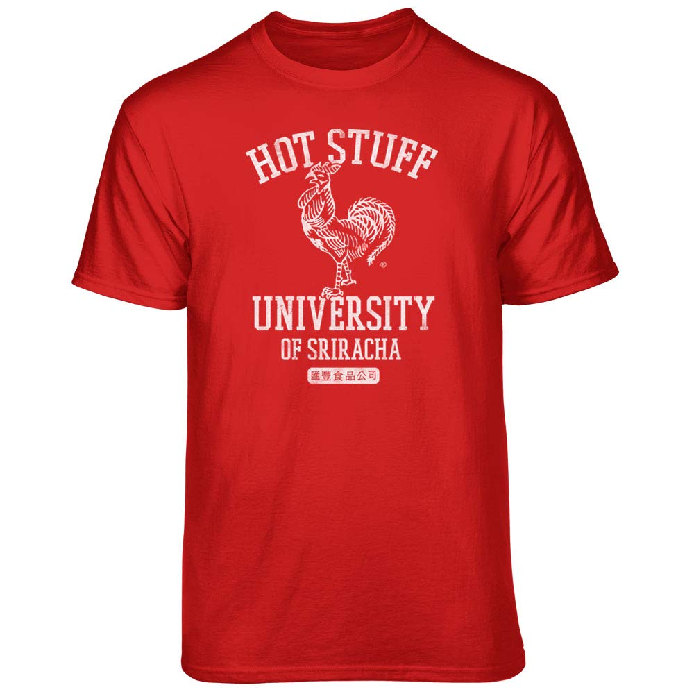 Sriracha Hot Sauce Spicy Lover Graphic T-Shirt for Men & Women - Cool Casual Streetwear Tee for College, Parties, and Everyday Wear