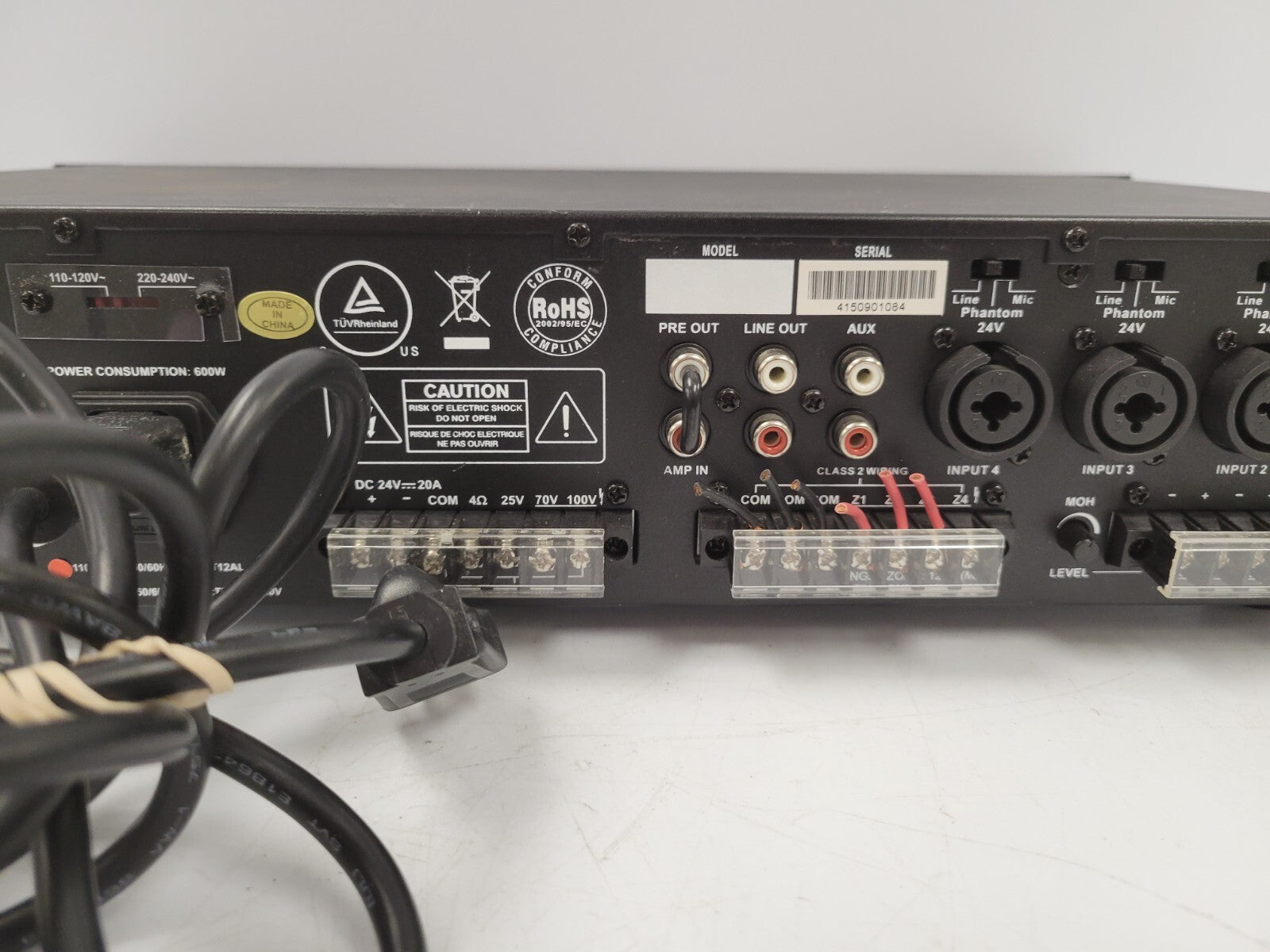 Factor X 7240 4-Zone Professional Audio Mixer - Perfect for DJ Performances, Live Events & Studio Recording