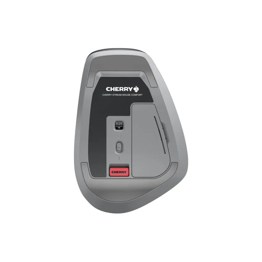 Wireless Mouse for Laptop & PC - CHERRY CHERRY STREAM Ergonomic Bluetooth Mouse with Silent Click, 2.4G USB Receiver, 1600 DPI - Perfect for Office, Home, Gaming & Travel Use