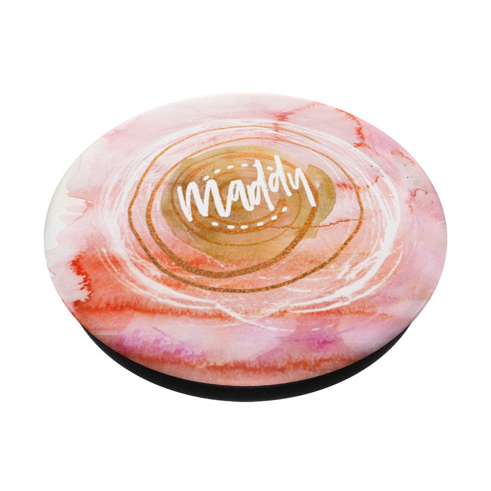 Personalized Maddy Name Monogram Stylish Blush Rose Pink Women's Art Gift - Perfect for Birthdays, Anniversaries & Home Decor