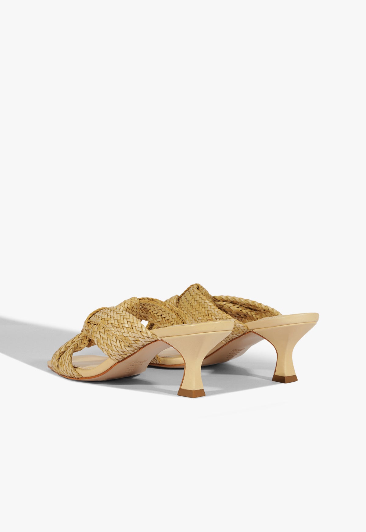 Kali Raffia Sandals Women's Size 25 Mid Heel (S2227200010001) - Perfect for Beach, Vacation, and Summer Outfits