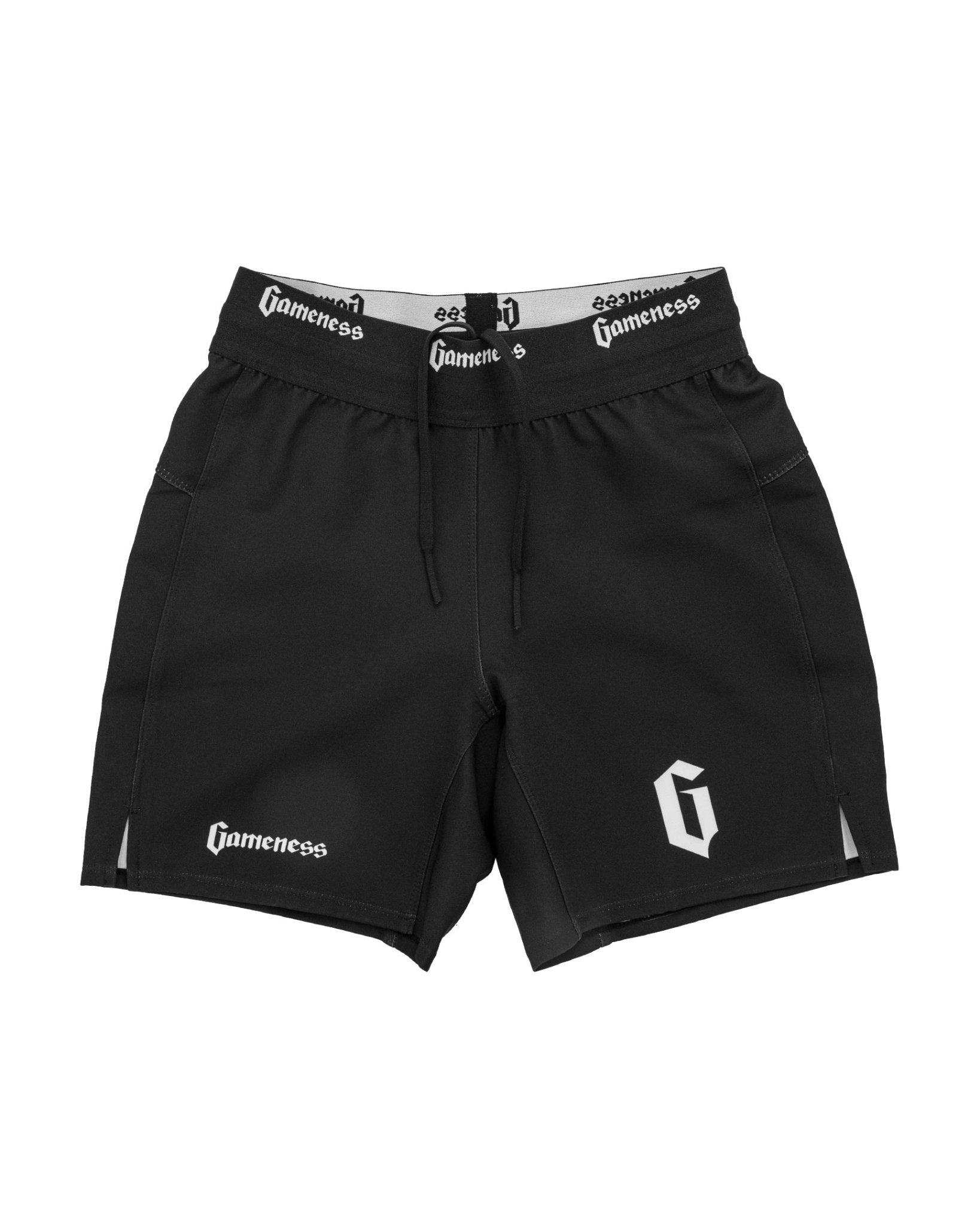 Gameness Youth Pro Grappling Shorts - Premium BJJ & MMA Training Shorts for Kids - Perfect for Brazilian Jiu-Jitsu, Wrestling & Martial Arts Practice