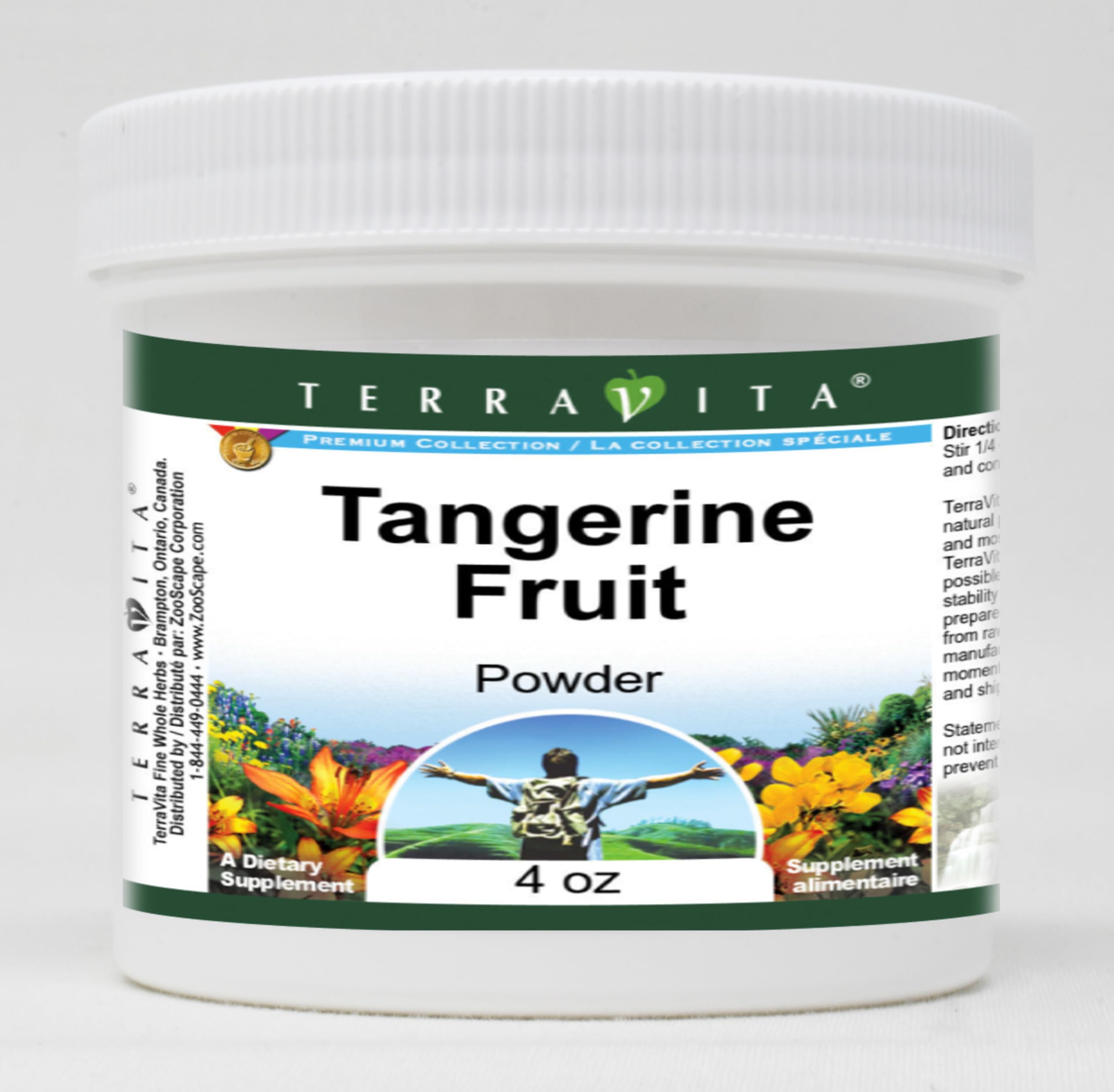 Organic Tangerine Fruit Powder 4 oz | Natural Vitamin C Supplement | ZIN: 521884 | for Smoothies, Baking & Healthy Drinks
