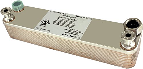 Duda Energy HX3620BWGH:HB050 Stainless Steel Plate Heat Exchanger - 20 Plates, B3-36A Model for Industrial & HVAC Systems | Perfect for Hydronic Heating, Cooling & Heat Recovery Applications