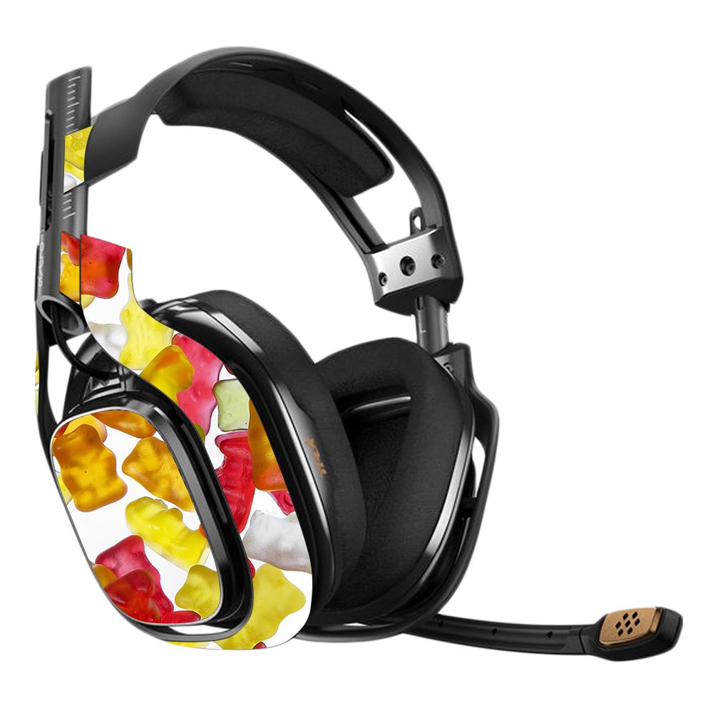 MightySkins Vinyl Decal Wrap Cover for Astro A40 3rd Generation Gaming Headset - Gummy Bears Design | Protective, Durable & Customizable Skin | Easy to Apply & Remove | Made in USA | Perfect for Gaming, Streaming & Personalizing Your Headset
