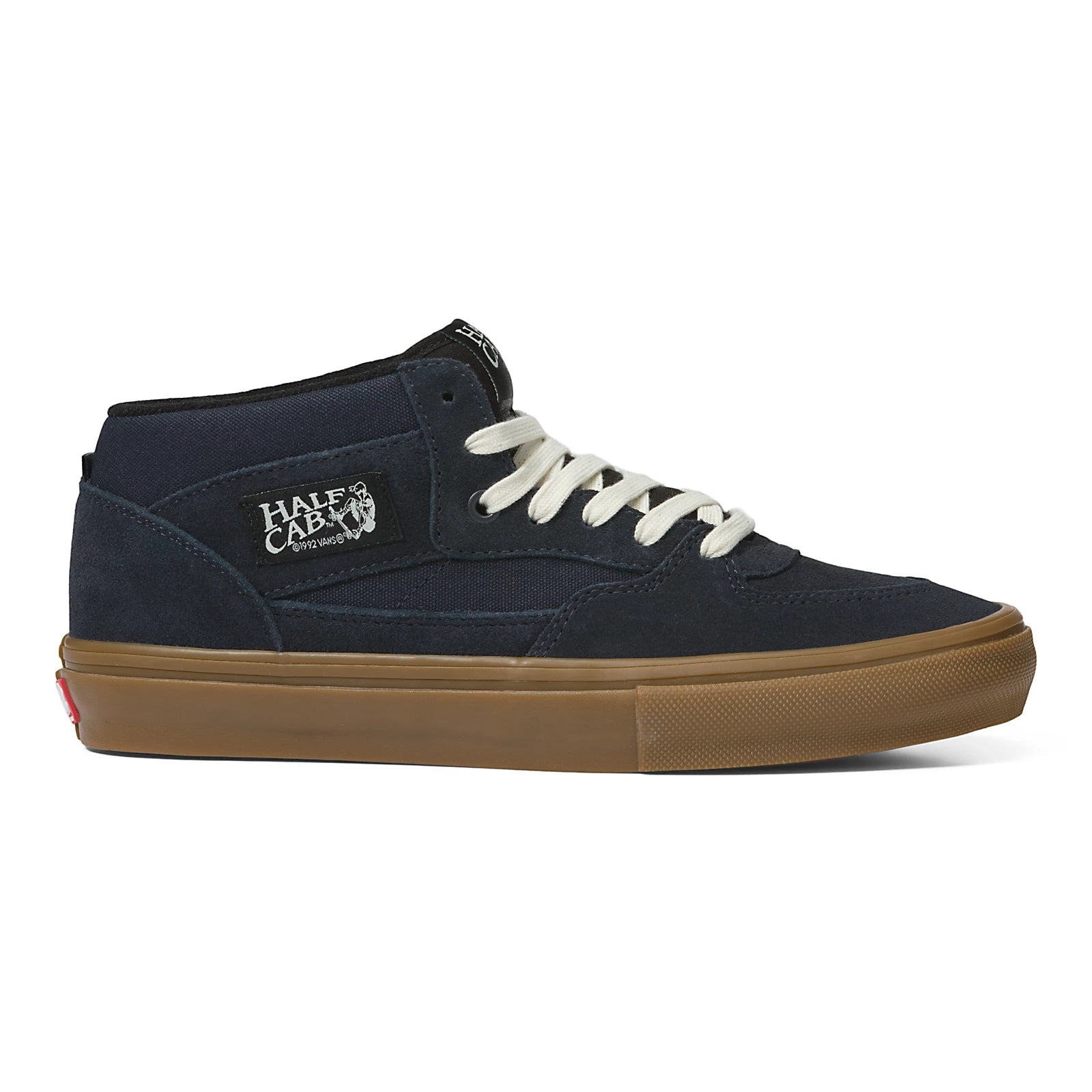 VANS Skate Half Cab Shoes for Men - Navy & Gum Skateboarding Sneakers - Durable & Comfortable for Street Skating & Casual Wear