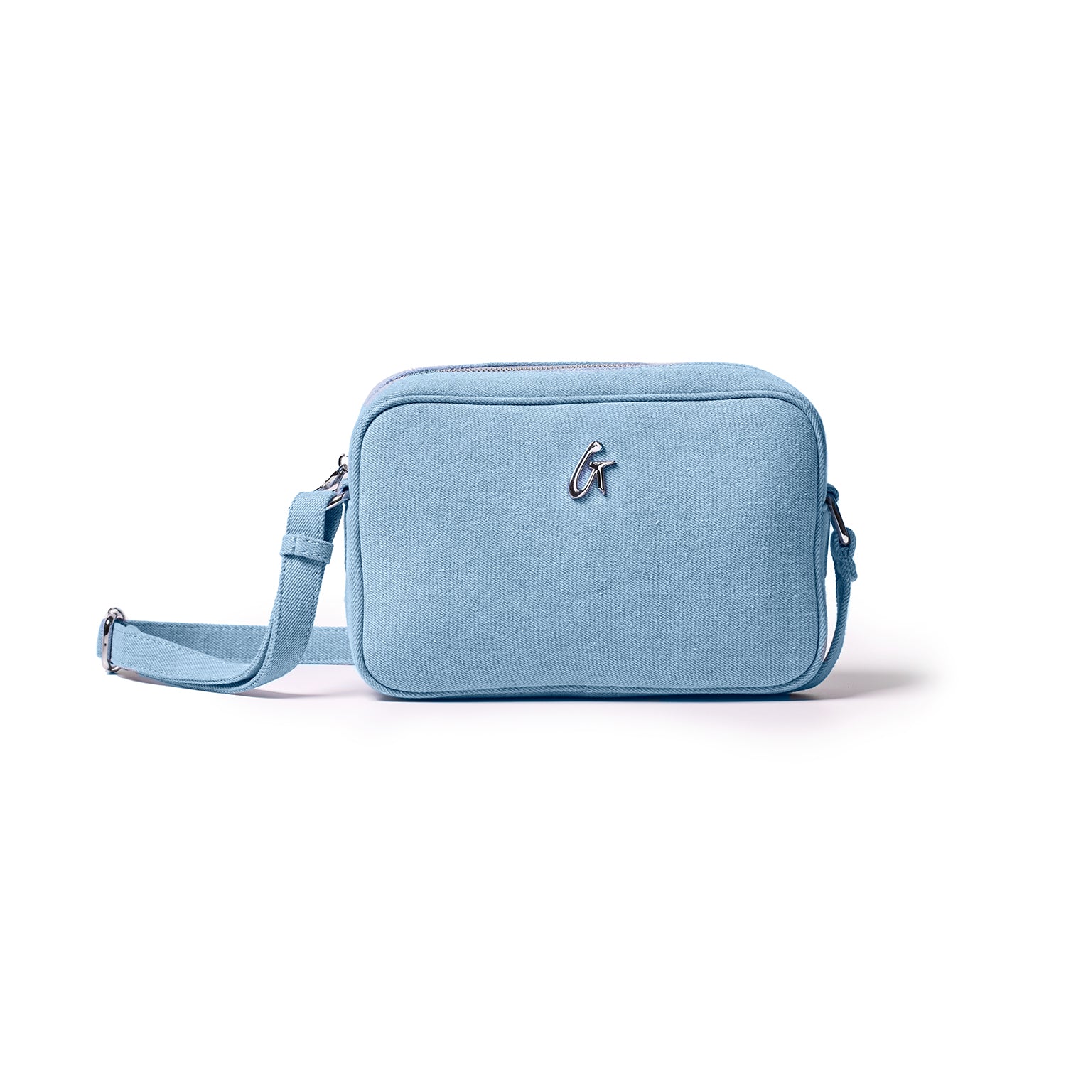 Premium Standard Denim Silver Camera Bag - Durable & Stylish DSLR Camera Case for Photographers - Perfect for Travel, Hiking & Outdoor Adventures