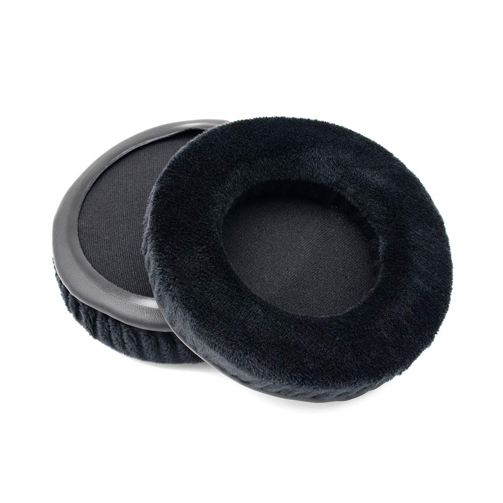 Velvet Ear Pads Replacement Cushions - Soft Foam Ear Covers for Superlux HD681EVO HD668B HD669 HD662 HD662B Headphones (Grey) - Perfect for Gaming, Music & Long Wear Comfort