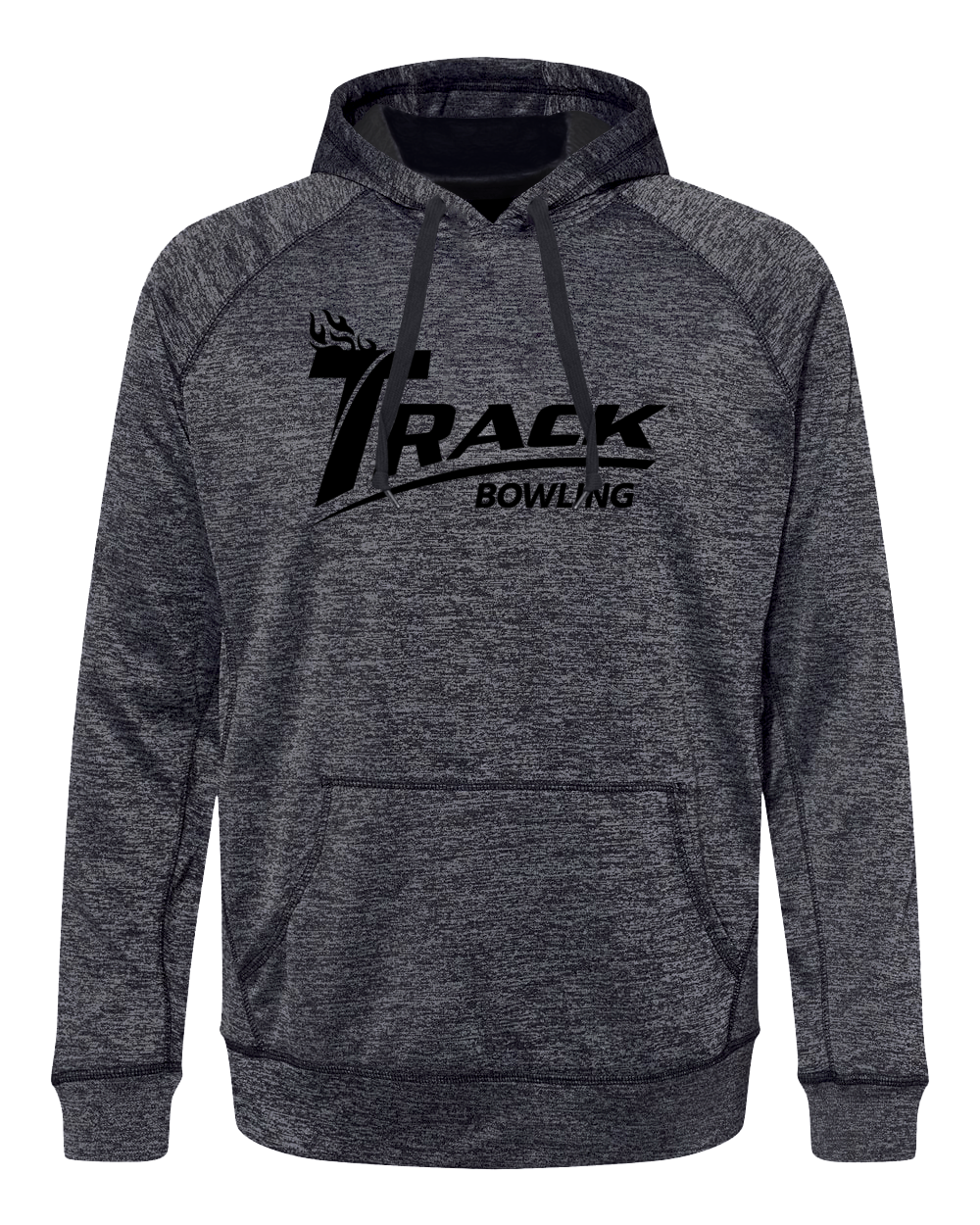 Track Classic Black Performance Hoodie - Men's Athletic Pullover for Running & Gym Workouts - Lightweight & Breathable Fabric