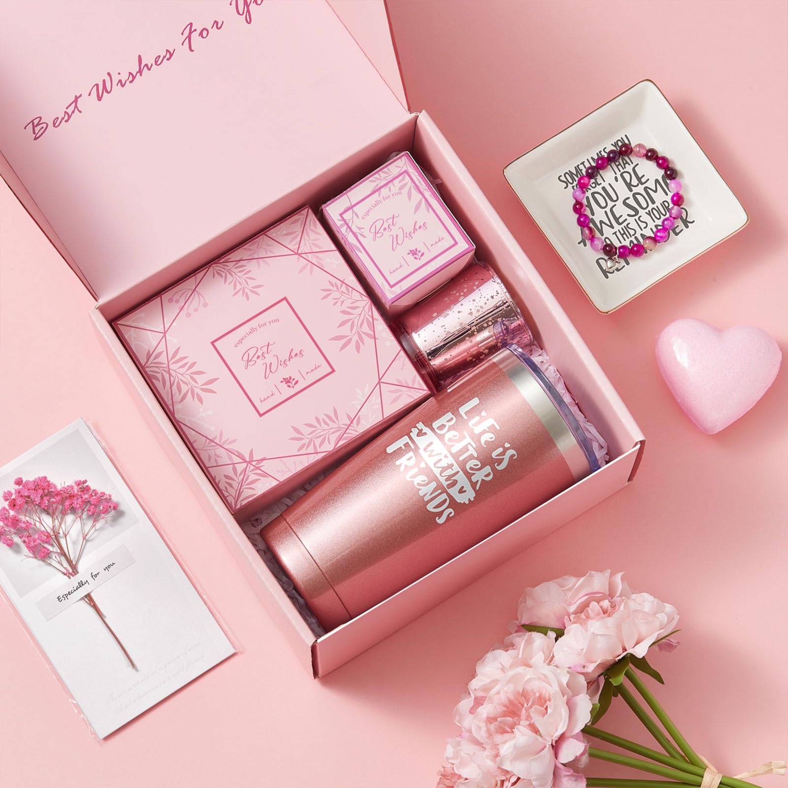 Best Birthday Gifts for Women - Unique Presents for Best Friend, Sister, BFF | Thoughtful Friendship Gifts for Mother's Day, Galentine's Day & Christmas | Perfect for Her, Female Friends & Sisters | Great for Special Occasions & Surprise Deliveries