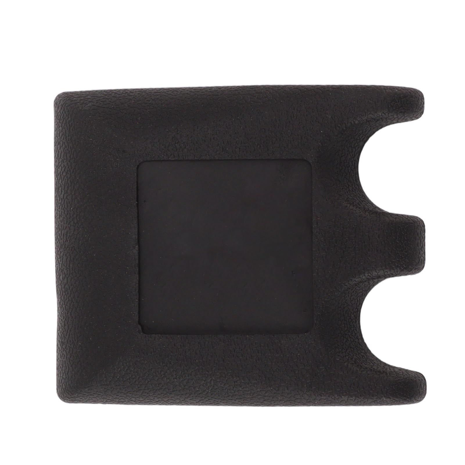 Heavy Duty Black Plastic Pool Cue Holder with Non-Slip Base - 2 Hole Portable Pool Stick Rest for Tables, Chairs & Horizontal Surfaces | Perfect for Home Game Rooms, Bars & Pool Halls