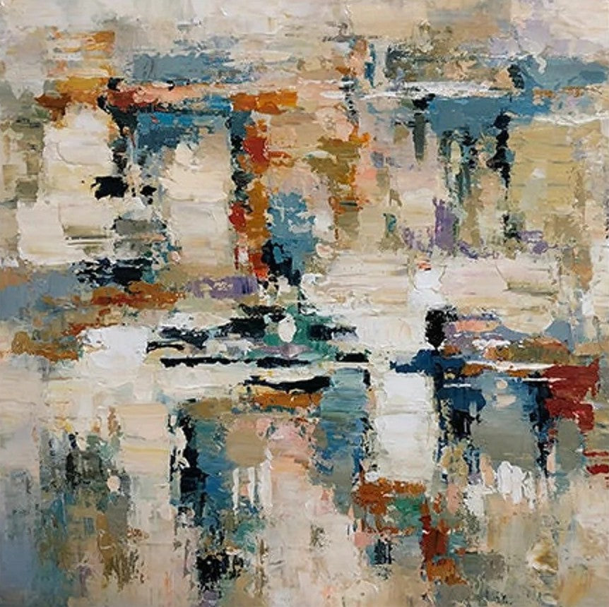 Hand Painted Extra Large Abstract Canvas Painting - Modern Wall Art for Bedroom Decor | Perfect for Living Room, Office & Home Interior Design