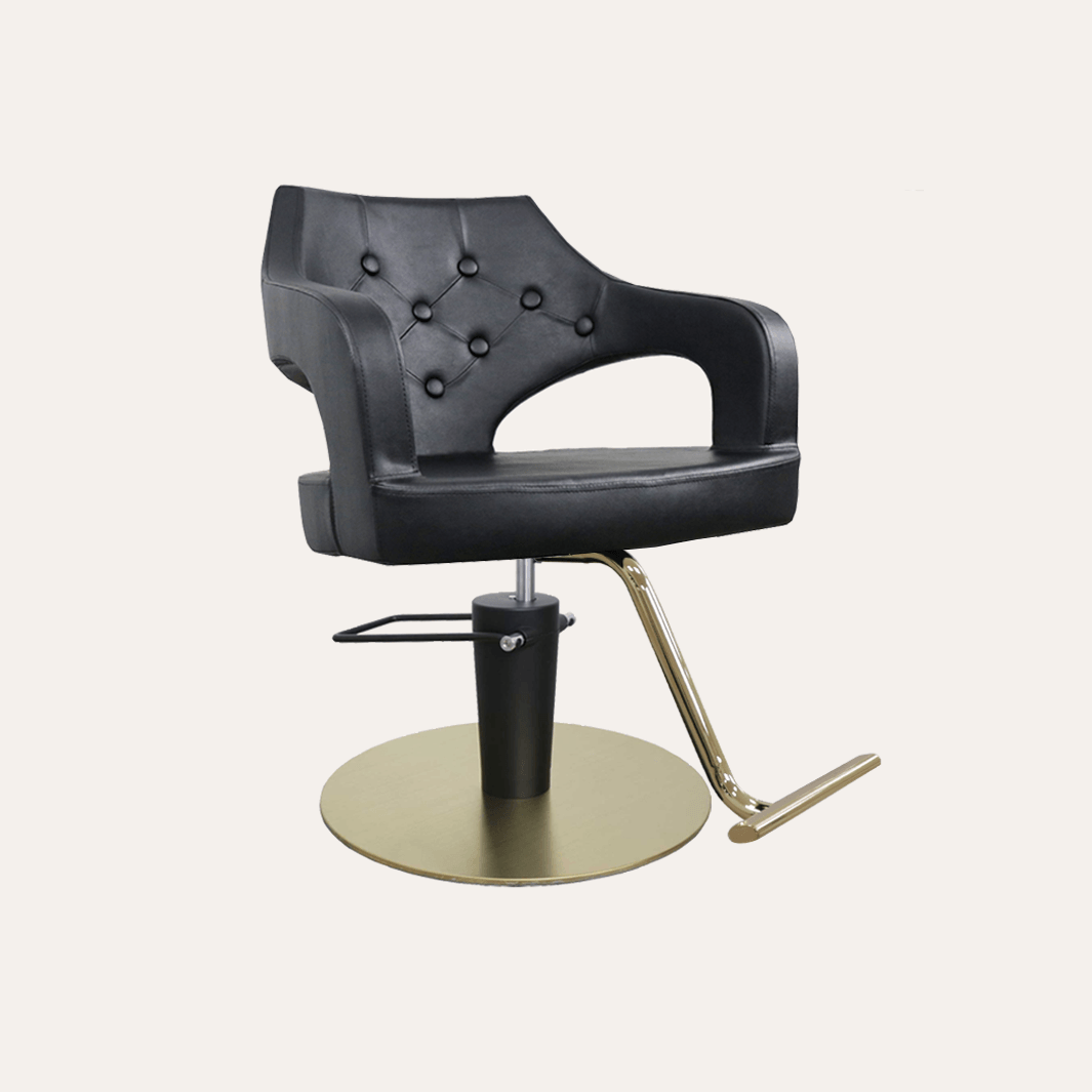 Professional GLITZ Salon Chair with Adjustable Height & Swivel Base - Perfect for Hair Styling, Barber Shops & Beauty Salons