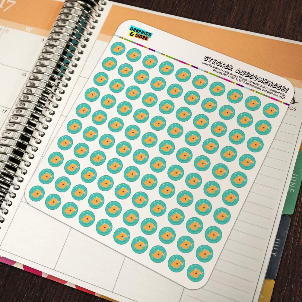 Adorable Dumbo Octopus Planner Stickers - Cute Scrapbooking Decals for Bullet Journals, Calendars & DIY Craft Projects - Perfect for School, Office & Gift Giving