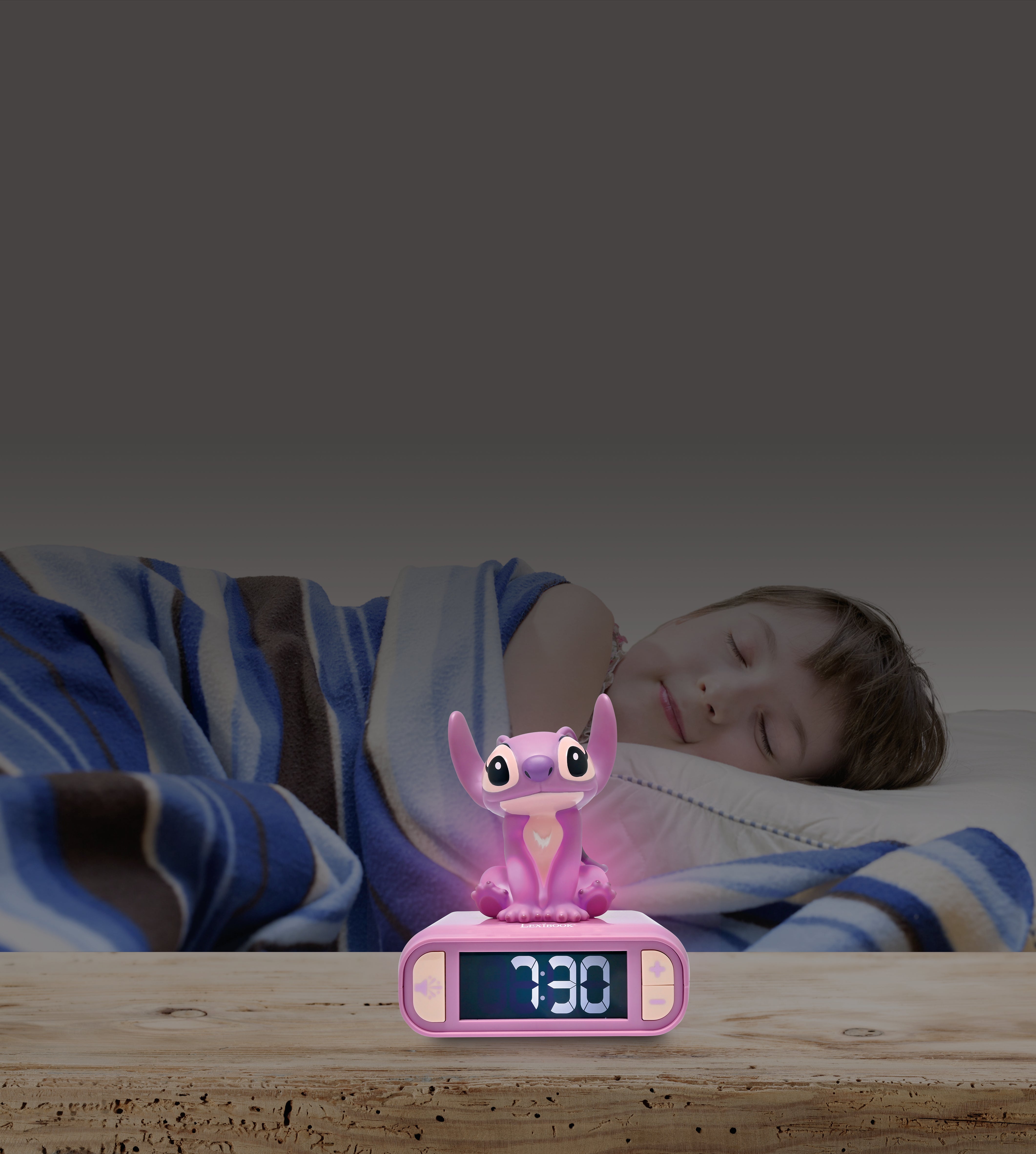 Angel Night Light Alarm Clock with Soothing Sounds - Perfect for Bedrooms, Nurseries & Relaxation Spaces