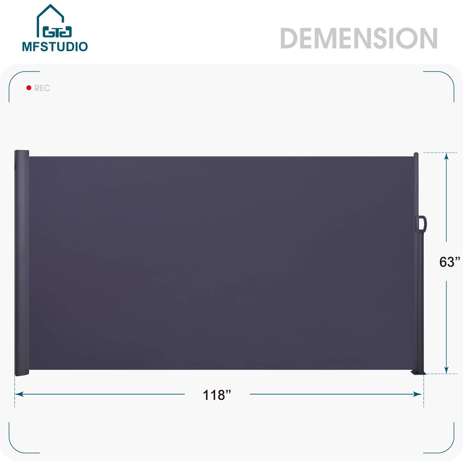 MFSTUDIO Retractable Side Awning - 118