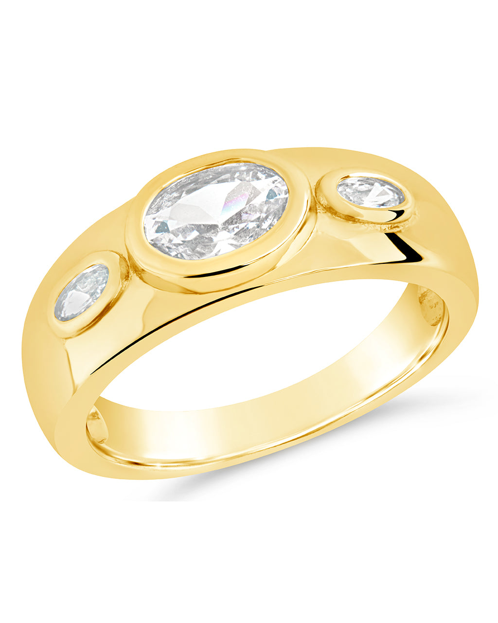 Elegant Soren Oval CZ Ring - Sparkling Cubic Zirconia Fashion Jewelry for Women | Perfect for Parties, Weddings & Everyday Wear