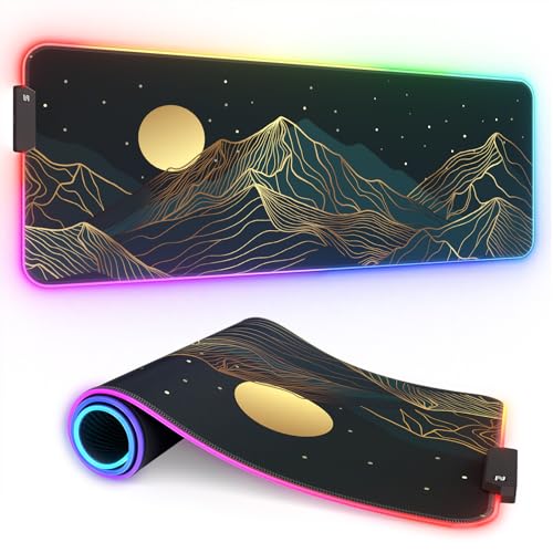 Starry Sky Mountain Moon