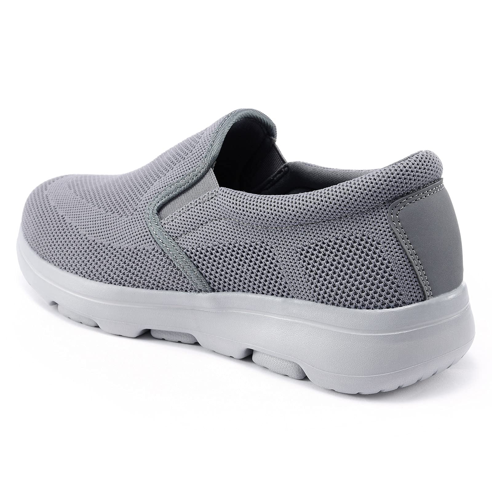 TIOSEBON Men's Breathable Mesh Slip-On Loafers - Lightweight Walking Shoes for Work, Driving & Tennis | Comfortable Casual Shoes for Men