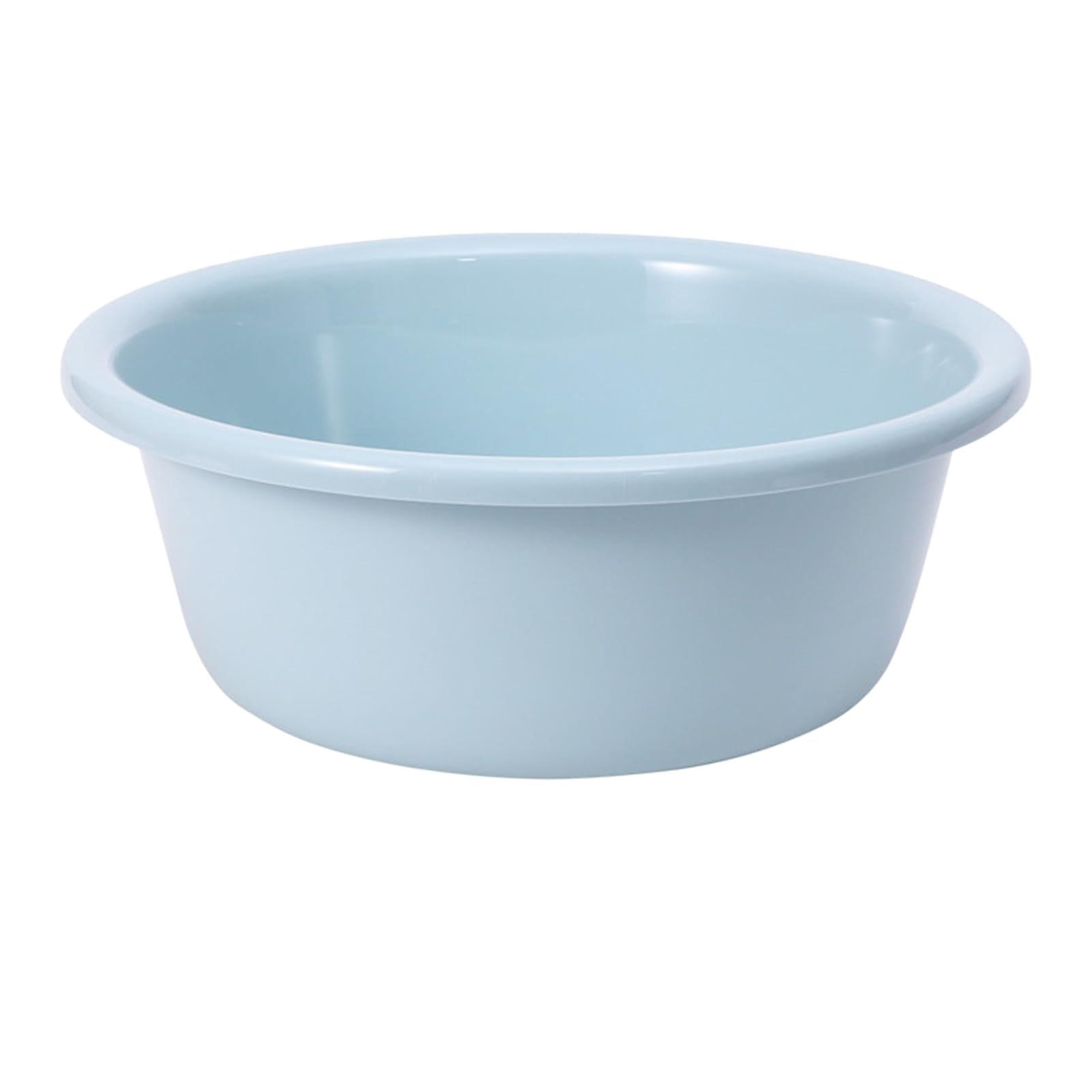 29.5x10cm Blue Dishpan - Thickened Plastic Portable Wash Basin for Baby Bottles, Small Multi-Purpose Cleaning Basin, Household Round Sink (Great for Kitchen, Bathroom, Camping & Outdoor Use)