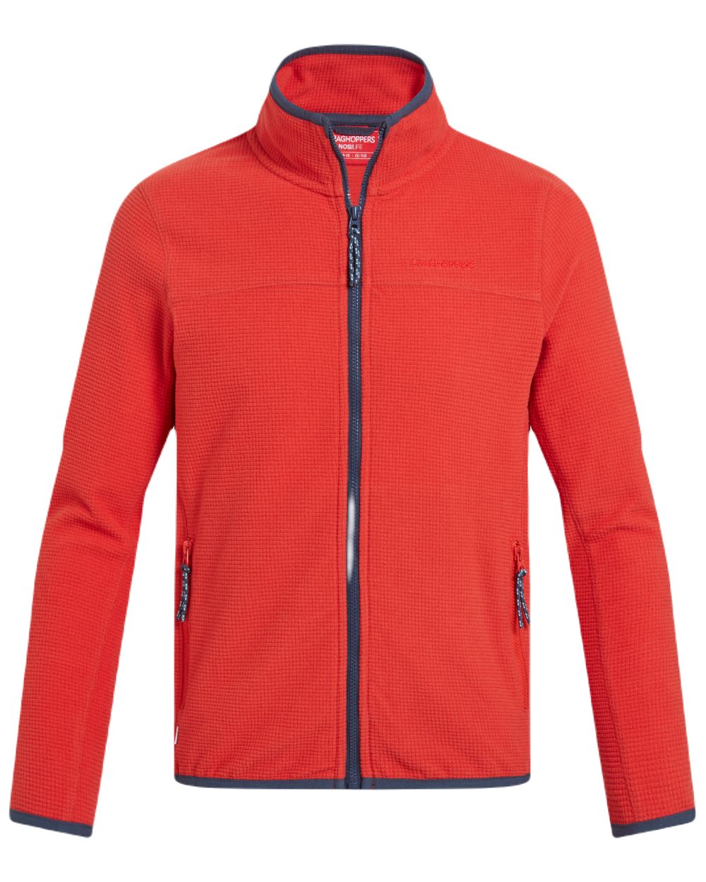 Craghoppers Kids NosiLife Penya Full Zip Fleece Jacket - Water-Resistant & Insect-Repellent Outdoor Jacket for Boys & Girls - Perfect for Hiking, Camping & Outdoor Adventures