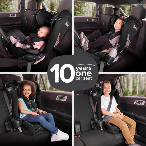 Diono Radian 3RXT Safe+ Convertible Car Seat for Babies & Toddlers - 3-in-1 Rear Facing, Forward Facing & Booster - Ultra Safe for Travel & Daily Commute