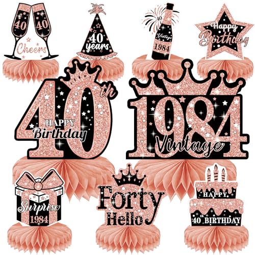 Rose Gold 40th