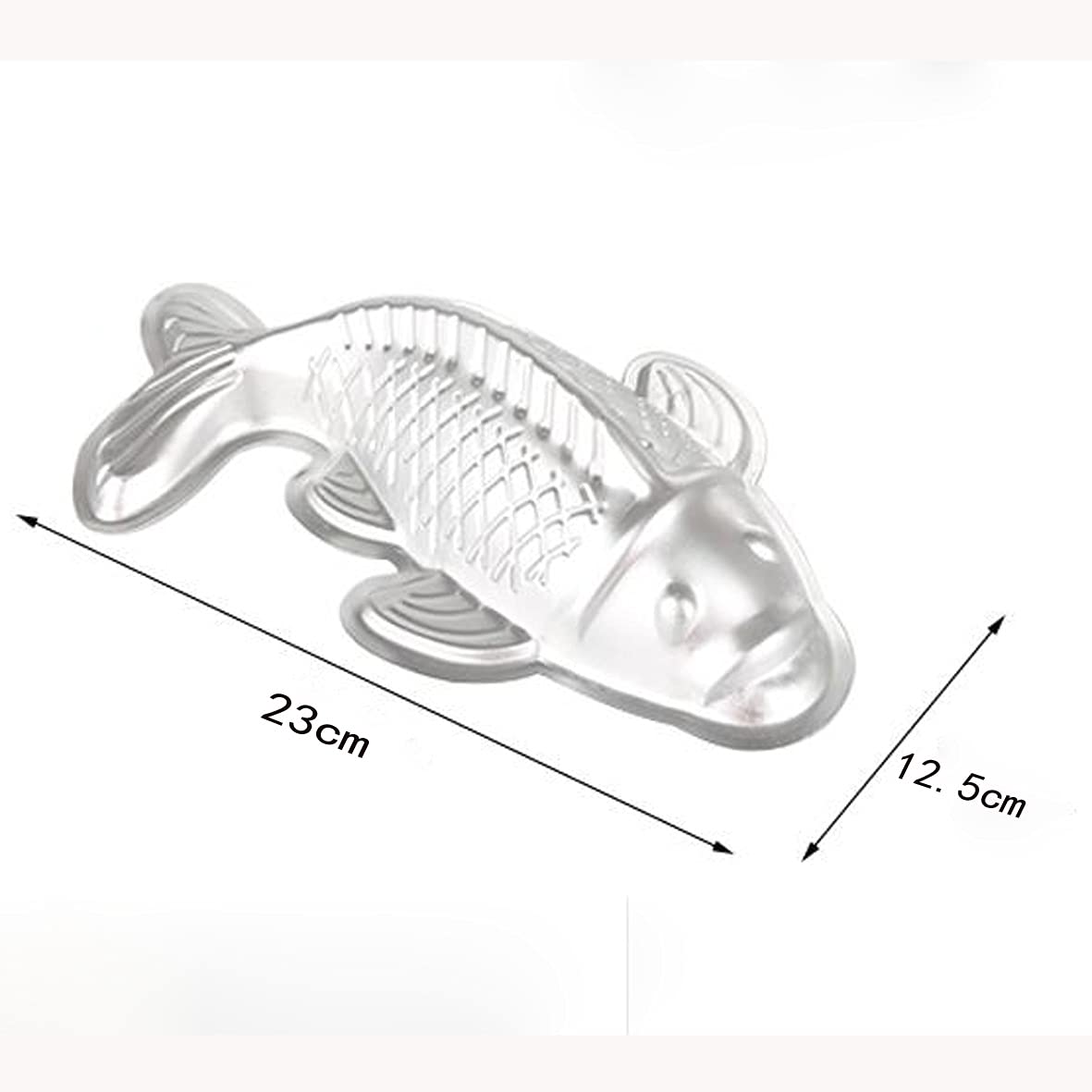 Premium 3D Aluminum Alloy Fish Cake Mold - 9 Inch Professional Baking Pan for Carp-Shaped Cakes, Fondant Decorations & Creative Desserts - Perfect for Birthday Parties, Japanese Wagashi, and Themed Baking Projects