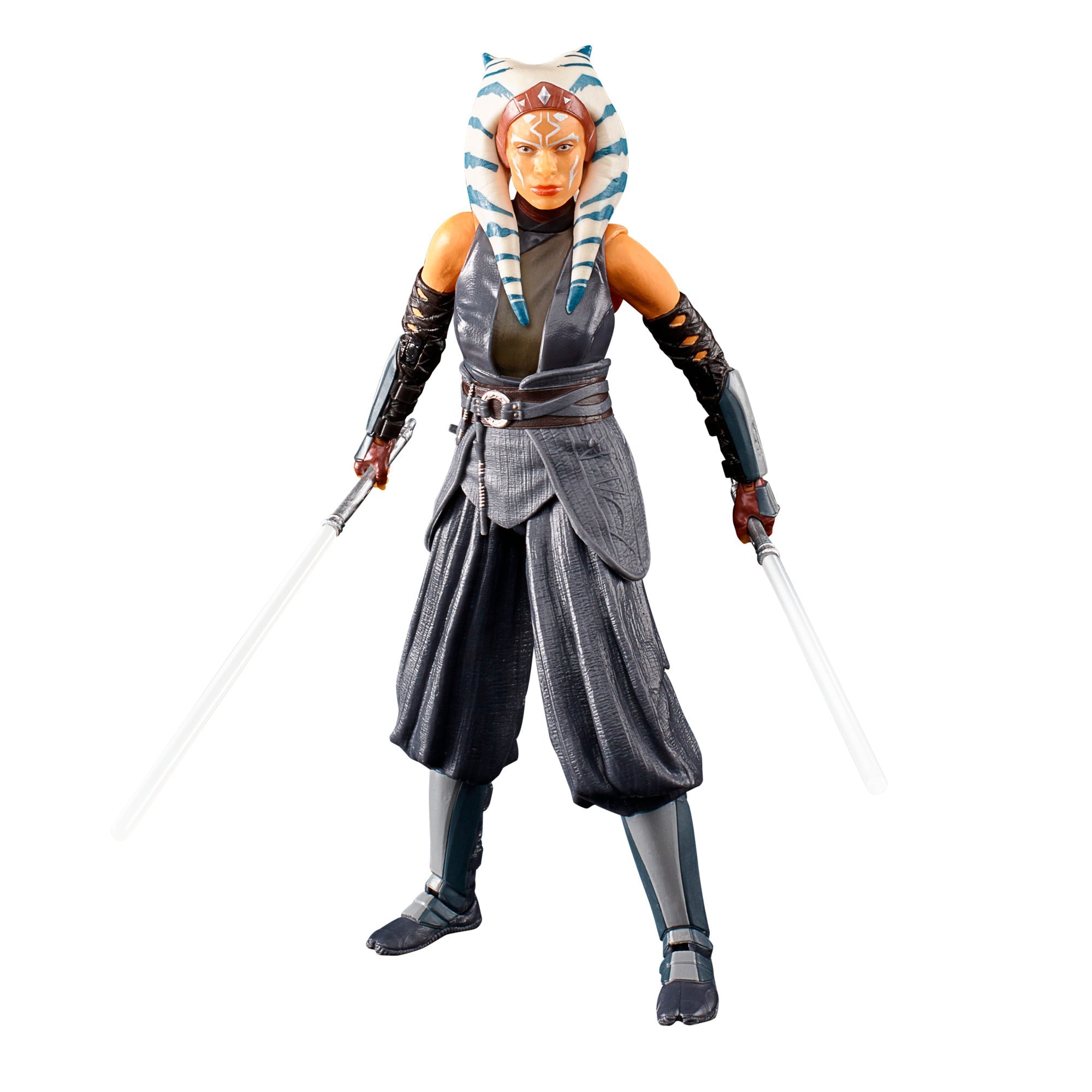 Star Wars The Black Series Ahsoka Tano (The Mandalorian) 6-Inch Action Figure - Collectible Toy for Fans, Gift for Star Wars Enthusiasts - Perfect for Display, Cosplay and Role Play Scenes