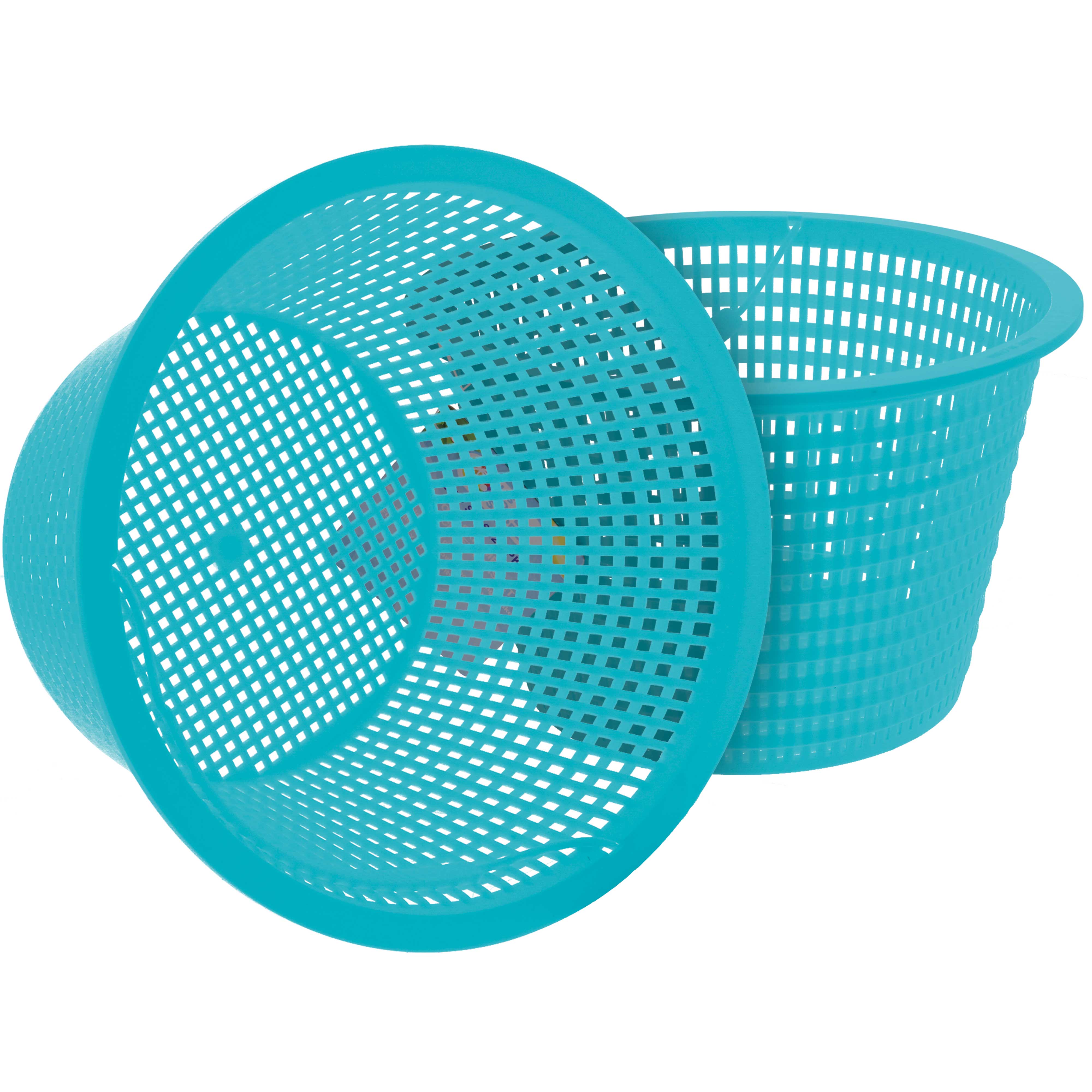 U.S. Pool Supply® Teal Blue Plastic Pool Skimmer Basket (Set of 2) - 8