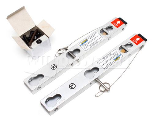 Levelok Quick Connect Leveling Base Unit Pair - Adjustable RV Trailer Stabilizer for Easy Setup & Leveling | Perfect for Camping, Travel Trailers & Mobile Homes
