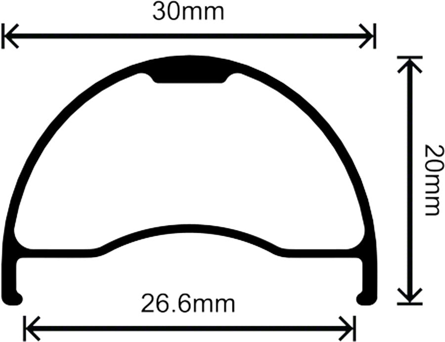 2 Pack Velocity Blunt SS 29 Inch Disc Brake Rims - 32 Hole Clincher, Tubeless Ready - Perfect for Mountain Biking & Road Cycling