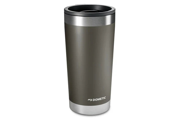 Dometic 20oz Insulated Stainless Steel Thermo Tumbler - Keeps Drinks Hot/Cold for Hours - Perfect for Travel, Camping & Office Use