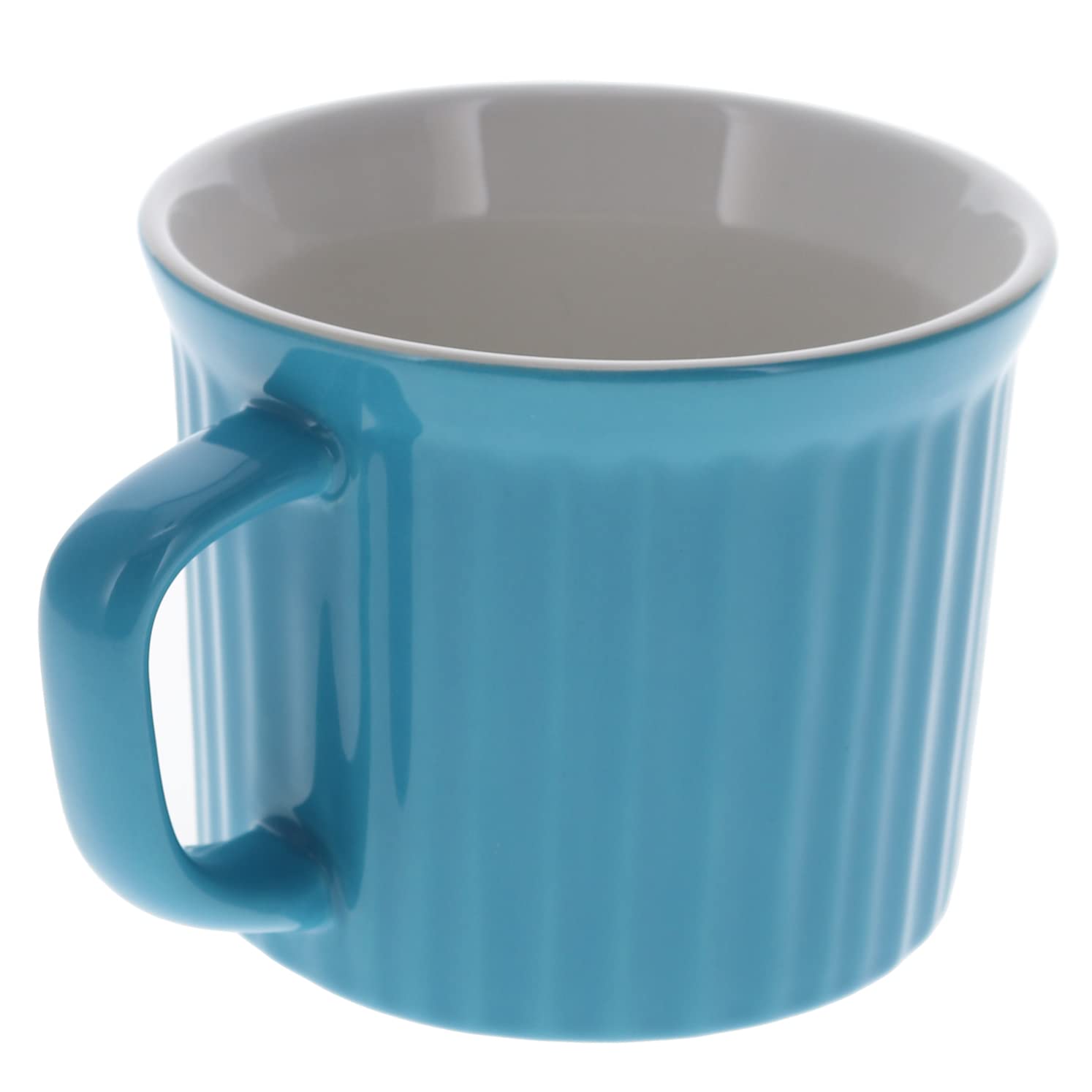 Corningware 20oz Pool Blue Round Soup Mug - Microwave & Oven Safe, Perfect for Soups, Stews, and Hot Beverages