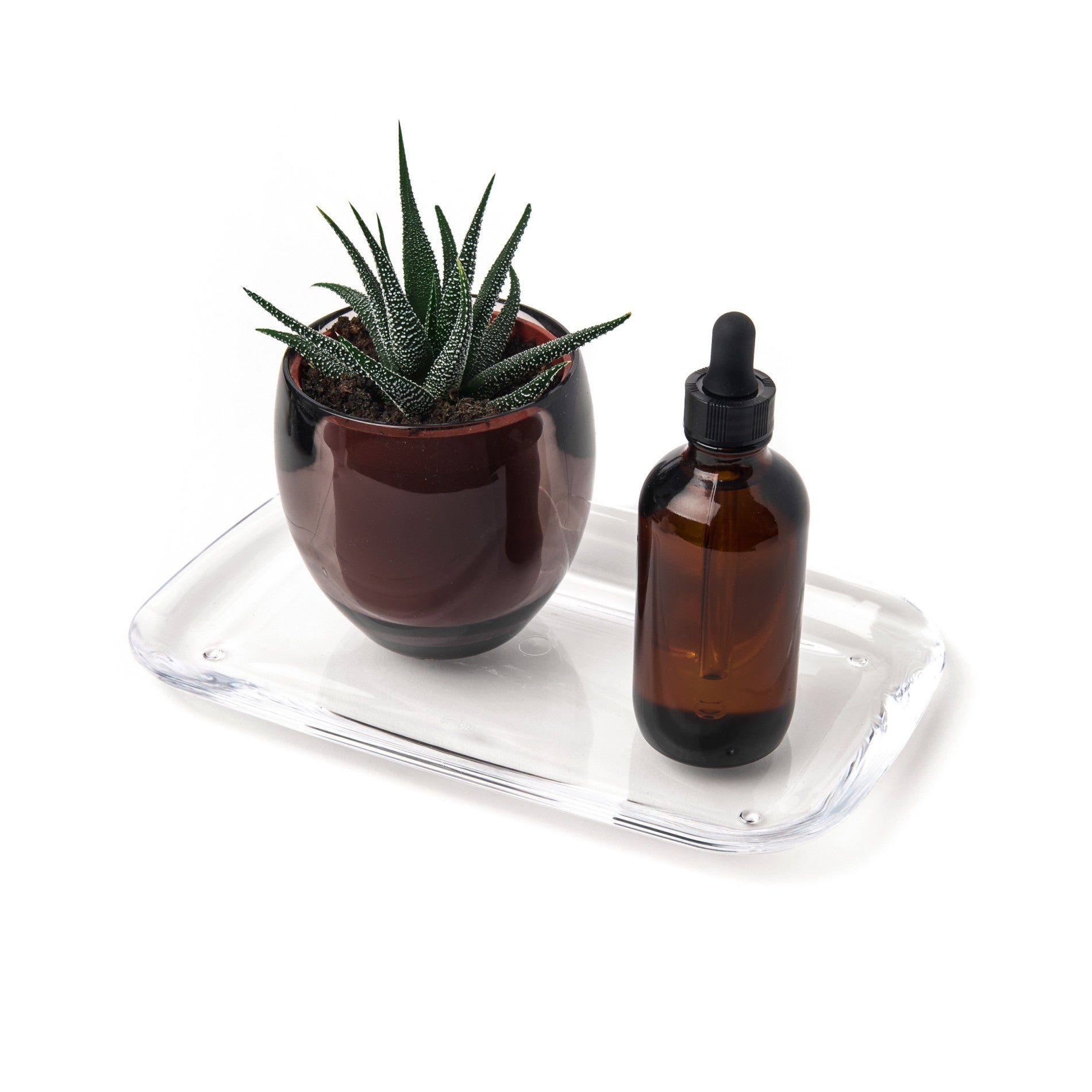 Droplet Tray - Premium Waterproof Serving Tray for Drinks, Food & Bathroom Essentials | Perfect for Parties, Home Decor & Spa Organization