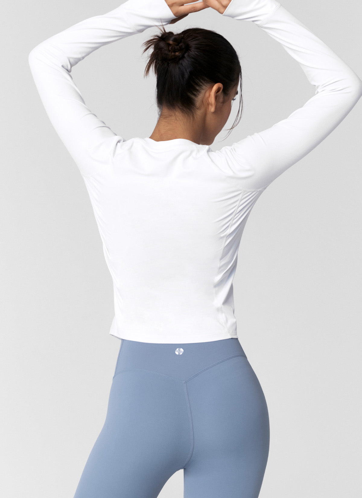 High Intensity Fingerhole Long Sleeve Workout Shirt - Gym, Yoga & Running Performance Top for Women & Men