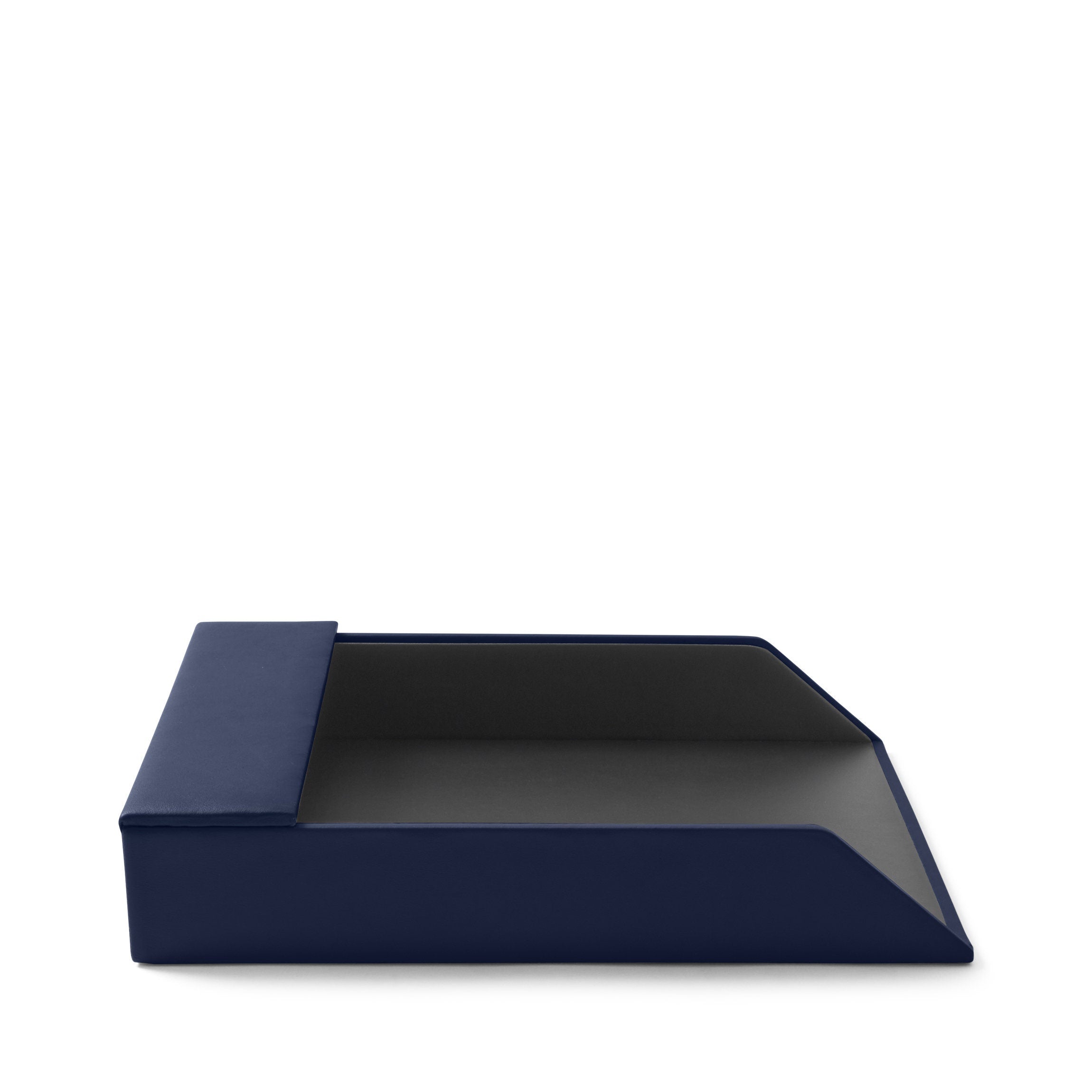 Navy Blue Classic Letter Tray - Office Desk Organizer for Mail, Documents & Paperwork - Perfect for Home, Office & Workspace Organization